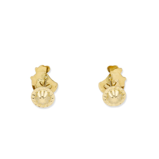 Pendientes Bebé Pollito Esmaltado de Oro 18K