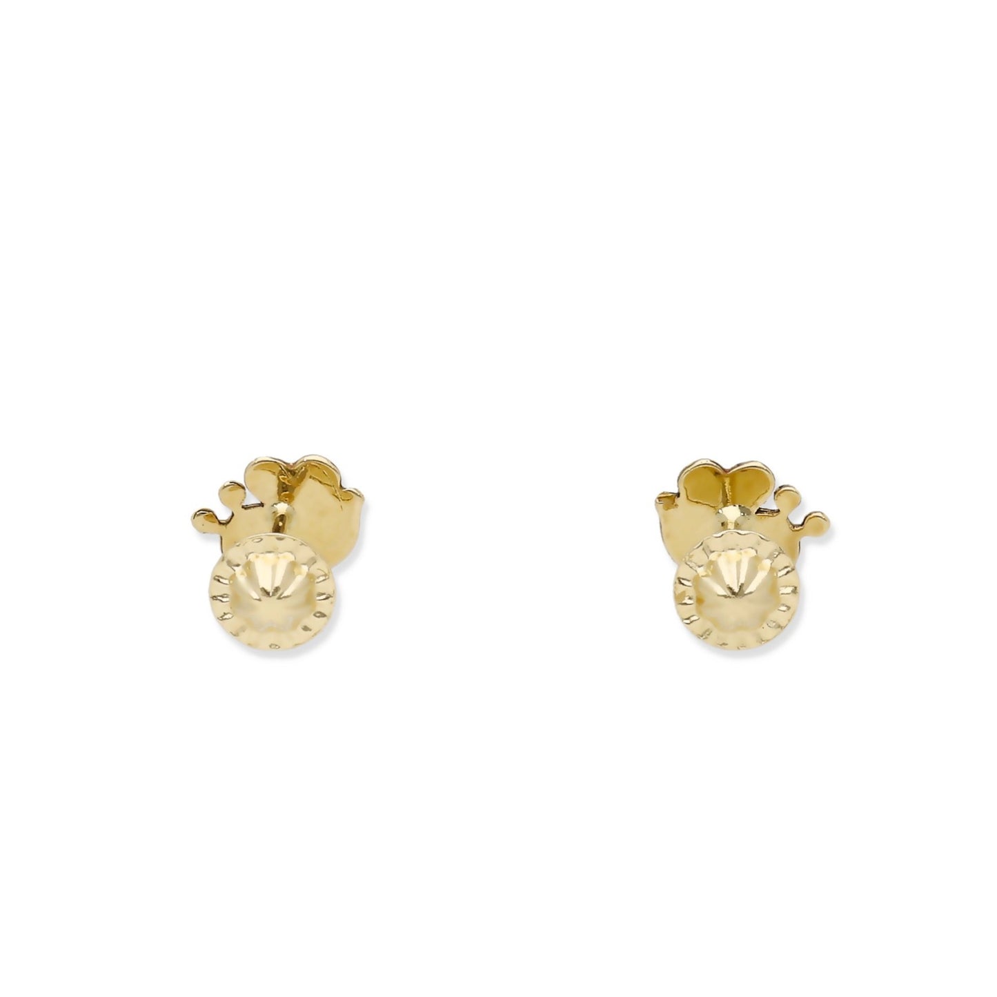 Pendientes Bebé Abejita Esmaltada de Oro 18K