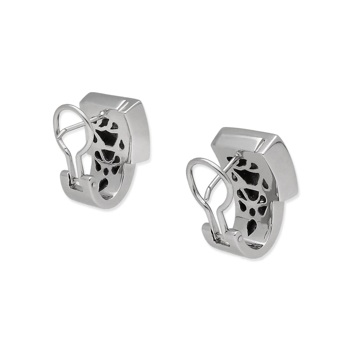 Pendientes Karisa Oro Blanco 18k y Diamantes Talla Brillante