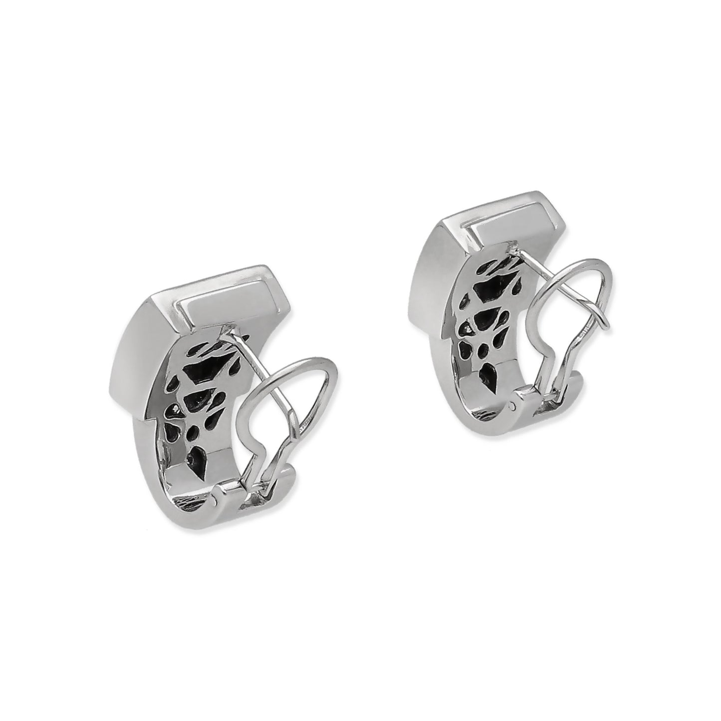 Pendientes Karisa Oro Blanco 18k y Diamantes Talla Brillante