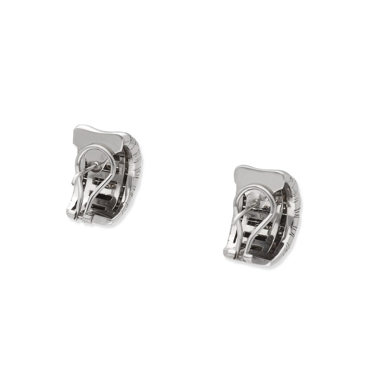 Pendientes Anthea Oro Blanco 18k y Diamantes Naturales