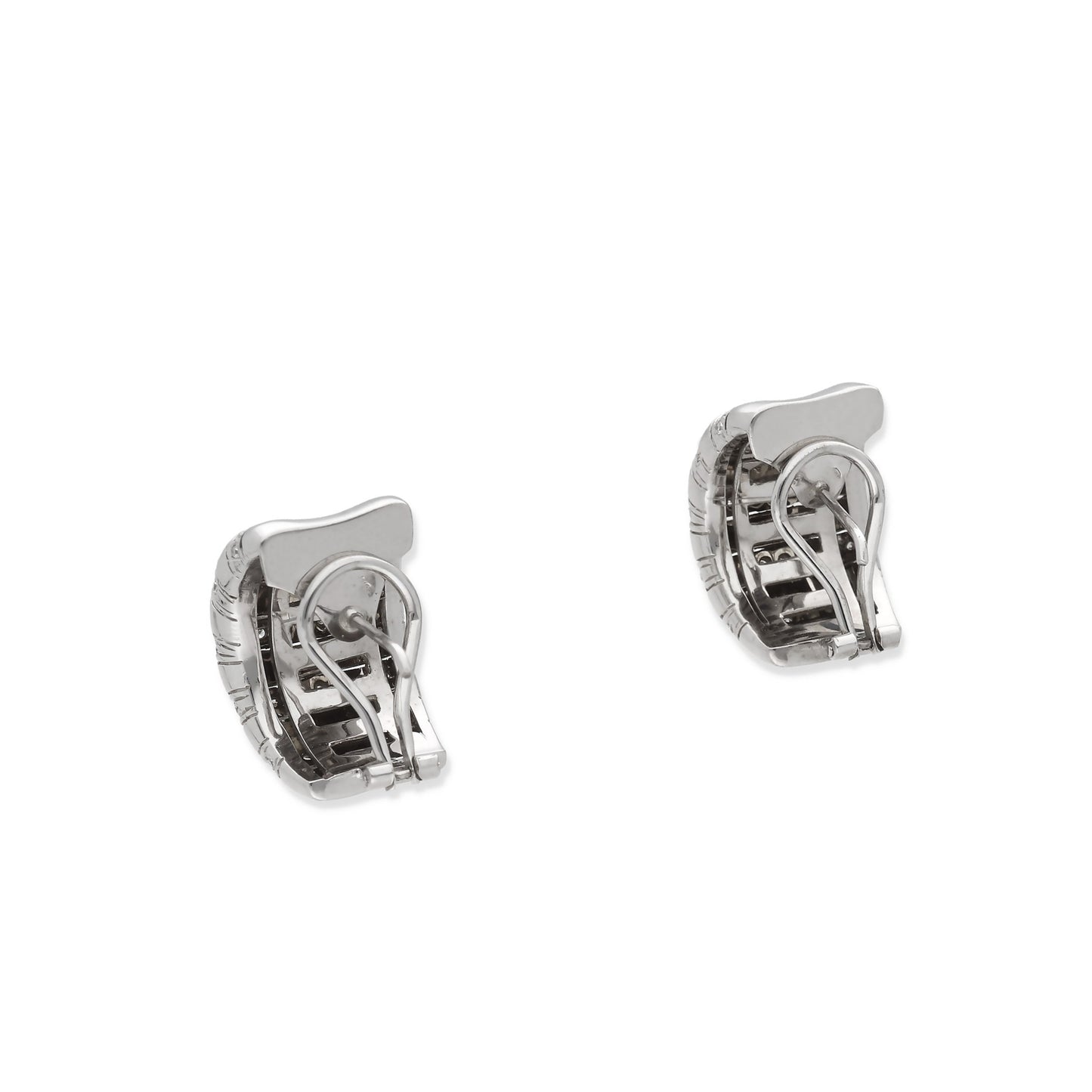 Pendientes Anthea Oro Blanco 18k y Diamantes Naturales