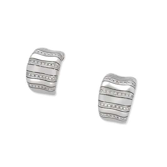 Pendientes Anthea Oro Blanco 18k y Diamantes Naturales