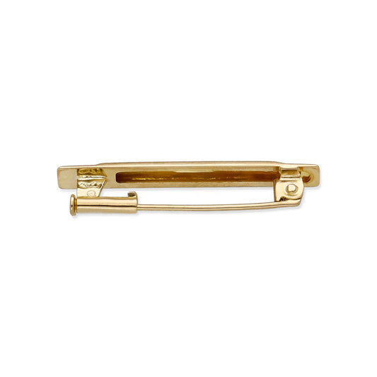 Imperdible Bebé de Barra Mate en Oro Amarillo 18K