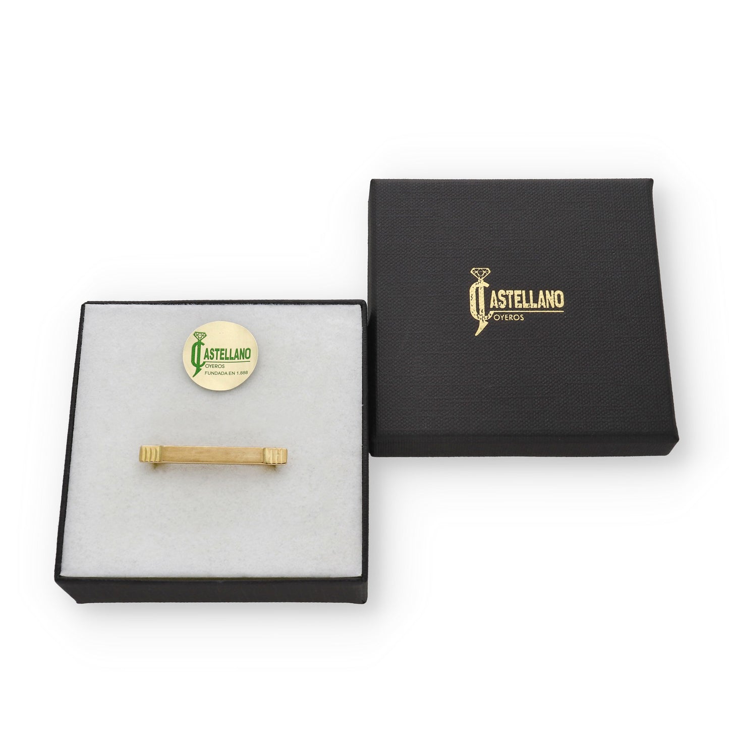 Imperdible Bebé de Barra Mate en Oro Amarillo 18K