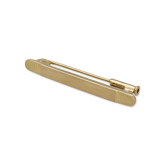 Imperdible Bebé de Barra Mate en Oro Amarillo 18K