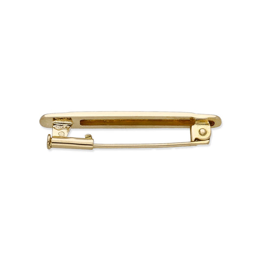 Imperdible Bebé de Barra Mate en Oro Amarillo 18K