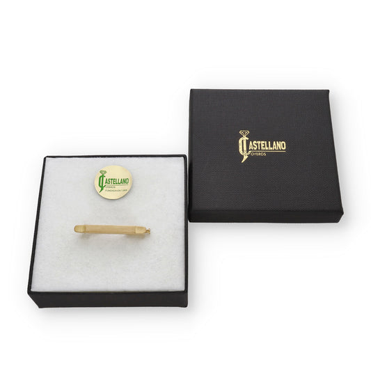 Imperdible Bebé de Barra Mate en Oro Amarillo 18K
