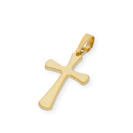 Colgante Cruz Moderna Mediana Oro 18K
