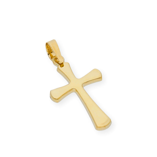 Colgante Cruz Moderna Mediana Oro 18K