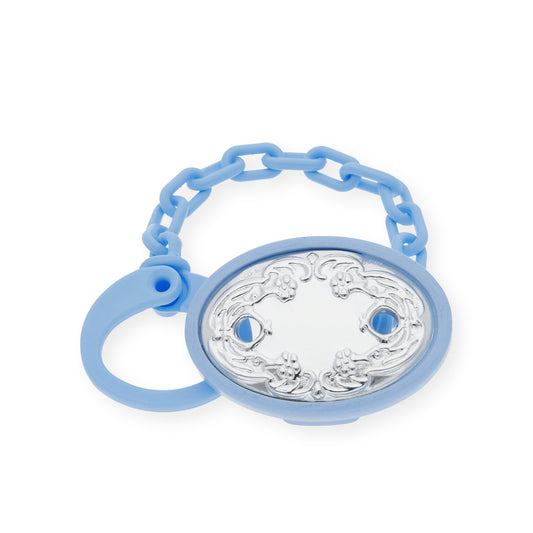 Pinza chupete bebé plata Ley 925