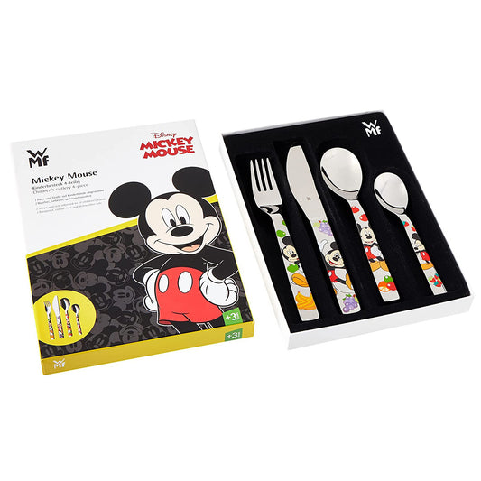 Cubiertos de Niño 4 piezas Disney Mickey Mouse