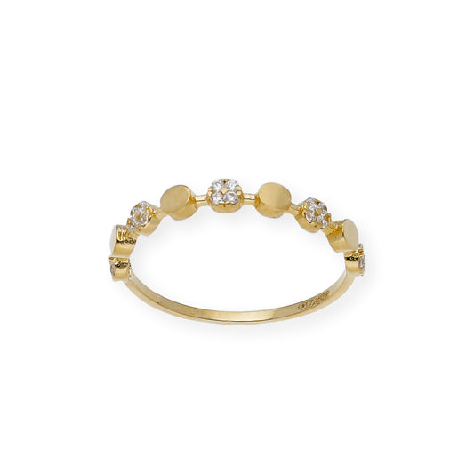 Anillo Bouquet en Oro de Ley 18k y Circonitas
