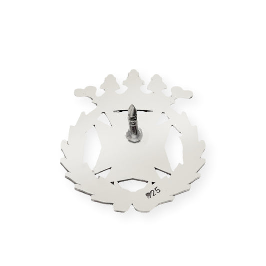 Pin Insignia Profesional de Enfermería en Plata de Ley 925