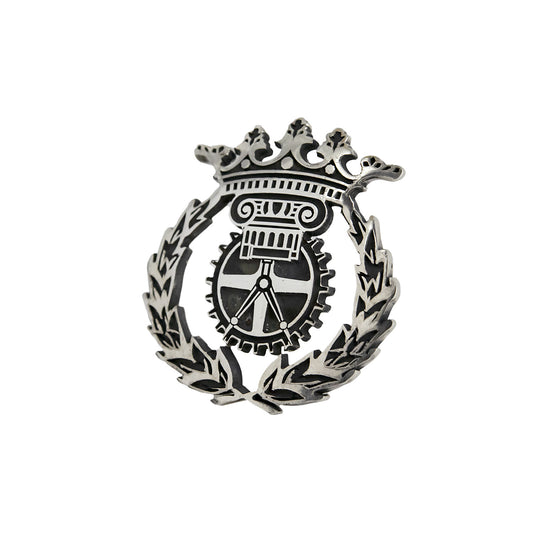 Pin Insignia Profesional de Delineante en Plata de Ley 925