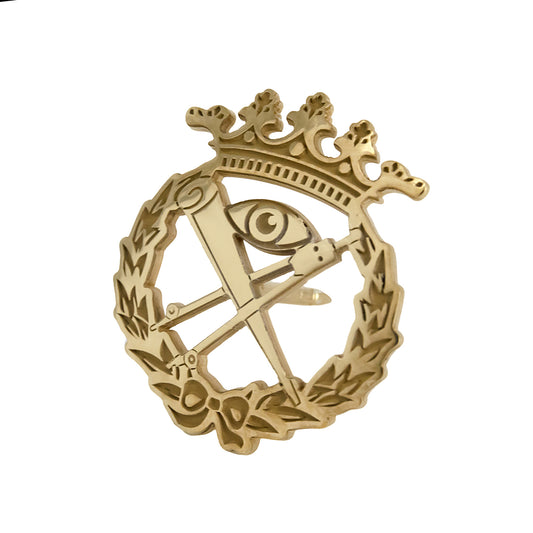 Pin Insignia Profesional de Matemáticas en Plata de Ley 925 Bañada en Oro de 18K