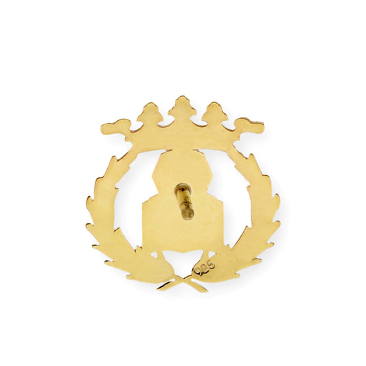Pin Insignia Profesional de Notaría en Oro de Ley 18K