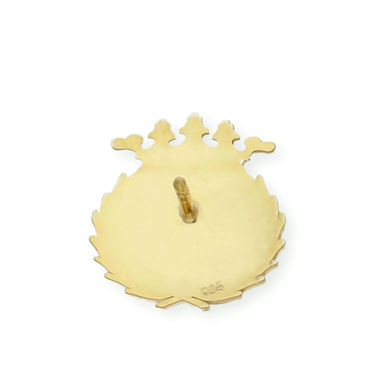 Pin Insignia Profesional de Ingeniería en Telecomunicaciones en Oro de Ley 18K