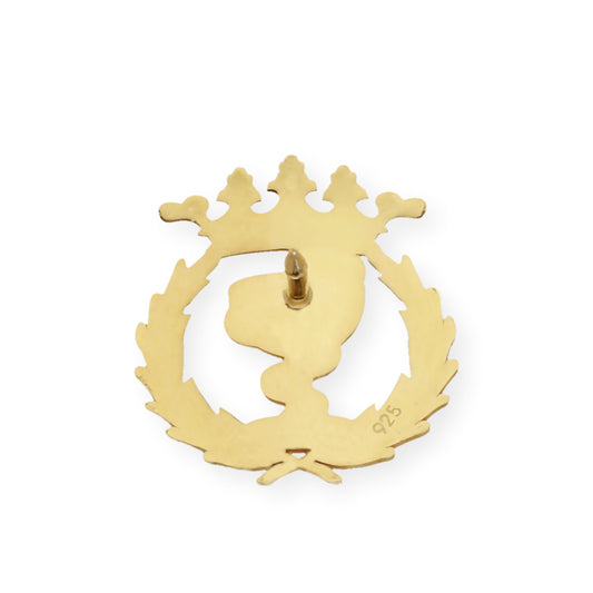 Pin Insignia Profesional de Farmacia en Oro de Ley 18K