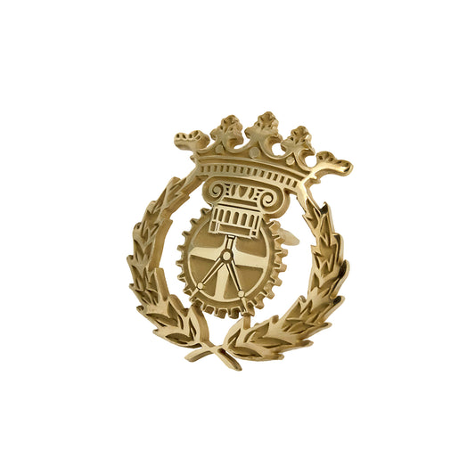 Pin Insignia Profesional de Delineante en Oro de Ley 18K
