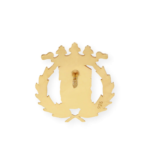 Pin Insignia Profesional de Ciencias Exactas en Oro de Ley 18K