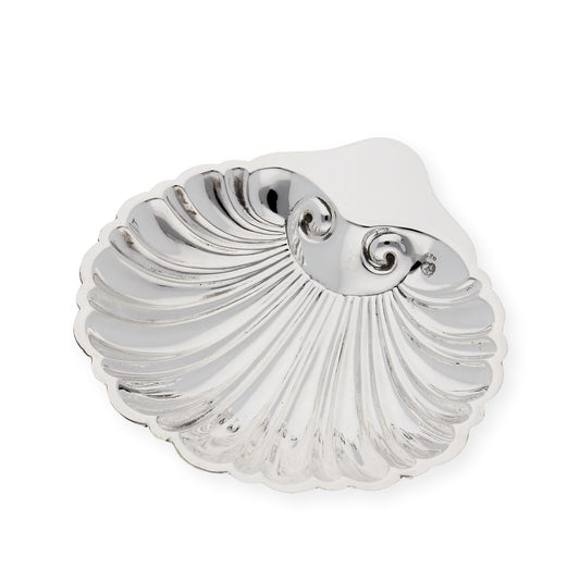 Concha de bautismo de Plata de Ley 925 Lisa Tamaño Pequeña