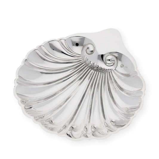 Concha de bautismo en Plata de Ley 925 Lisa Tamaño Grande