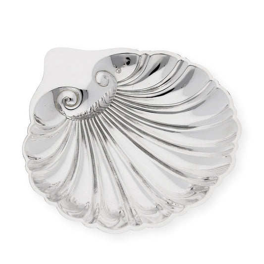 Concha de bautismo en Plata de Ley 925 Lisa Tamaño Grande