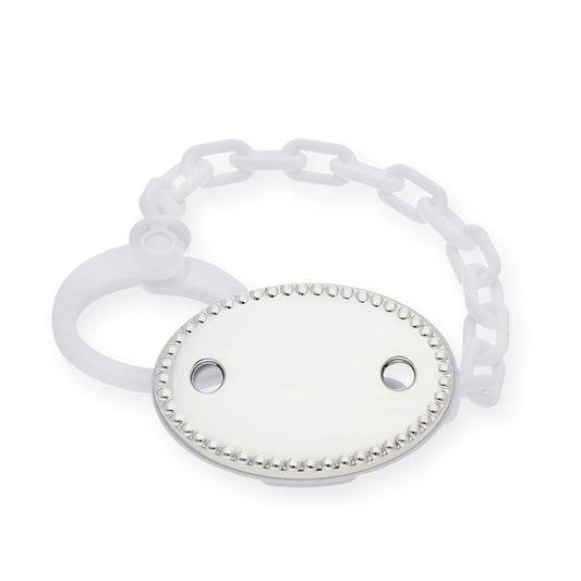 Pinza chupete bebé plata Ley 925