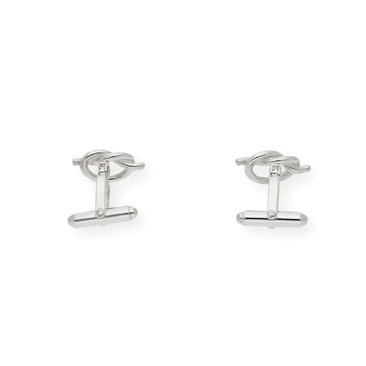 Gemelos de Plata Nudo Abierto