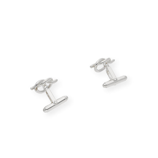 Gemelos de Plata Nudo Abierto