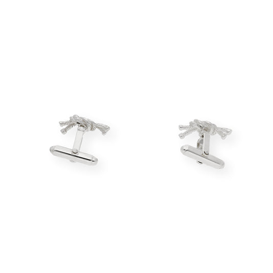 Gemelos de Plata Nudo Marinero