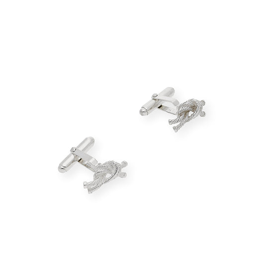 Gemelos de Plata Nudo Marinero