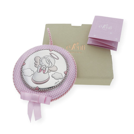 Medalla de Cuna con Cascabel Ángel Rosa