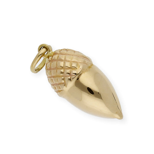 Colgante bellota mediana en Oro 18k