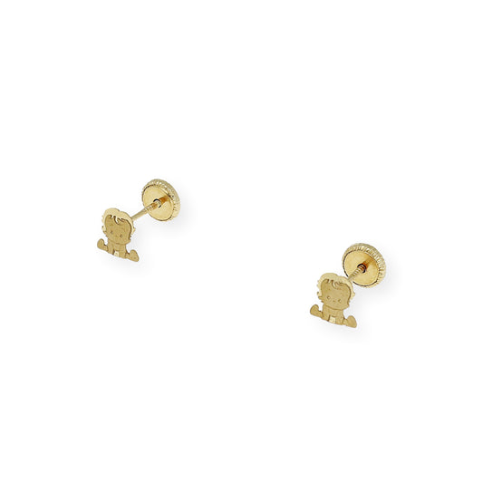 Pendientes Bebé niña Oro 18k