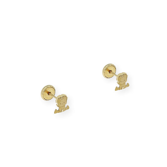 Pendientes Bebé niña Oro 18k