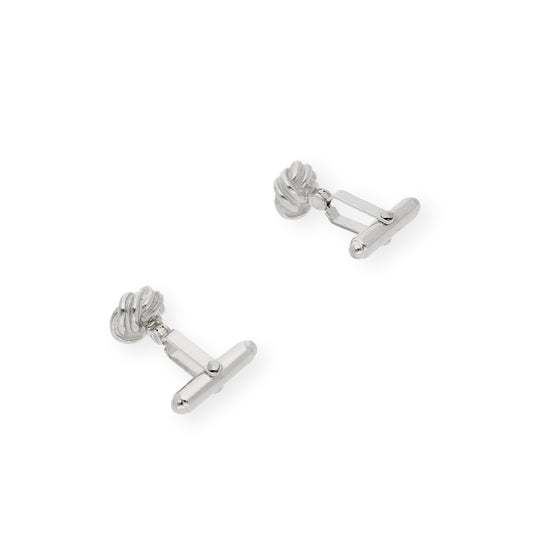 Gemelos de Plata Nudo Cerrado