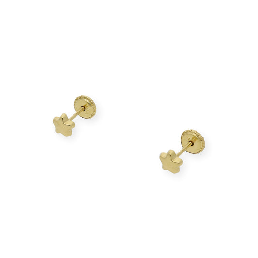 Pendientes bebé estrella Oro amarillo 18K