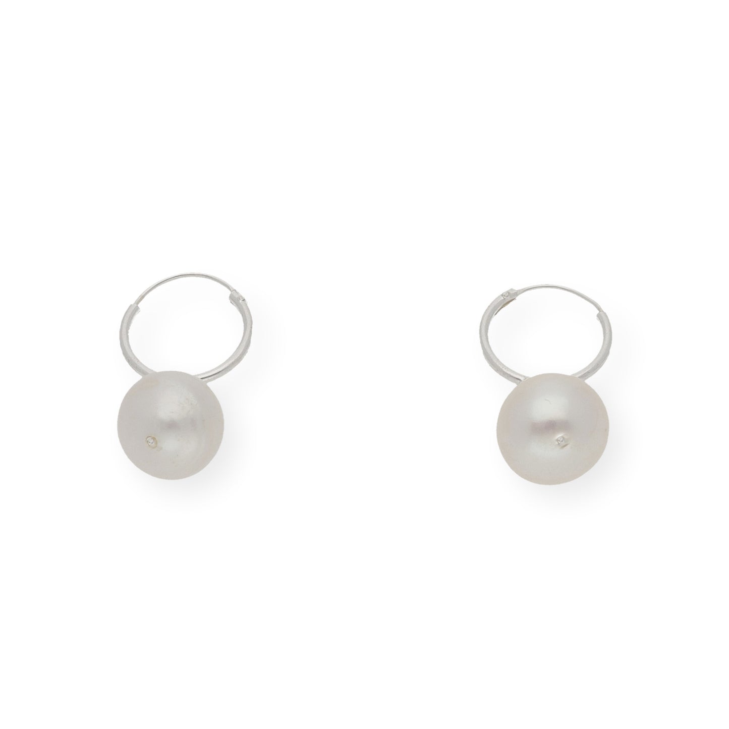 Pendientes de Aro en Plata de Ley 925 con Perlas FreshWater
