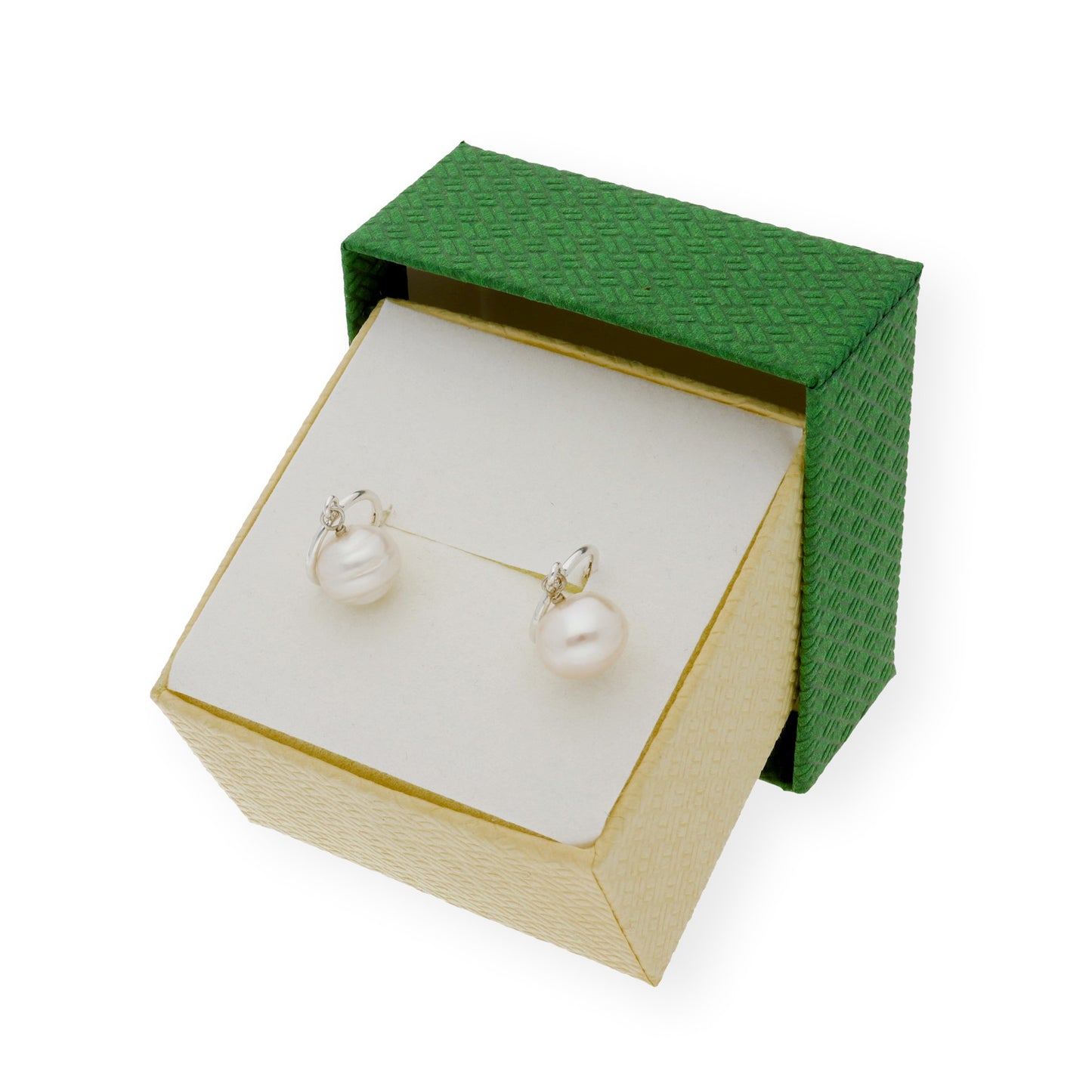 Pendientes de Aro en Plata de Ley 925 con Perlas FreshWater