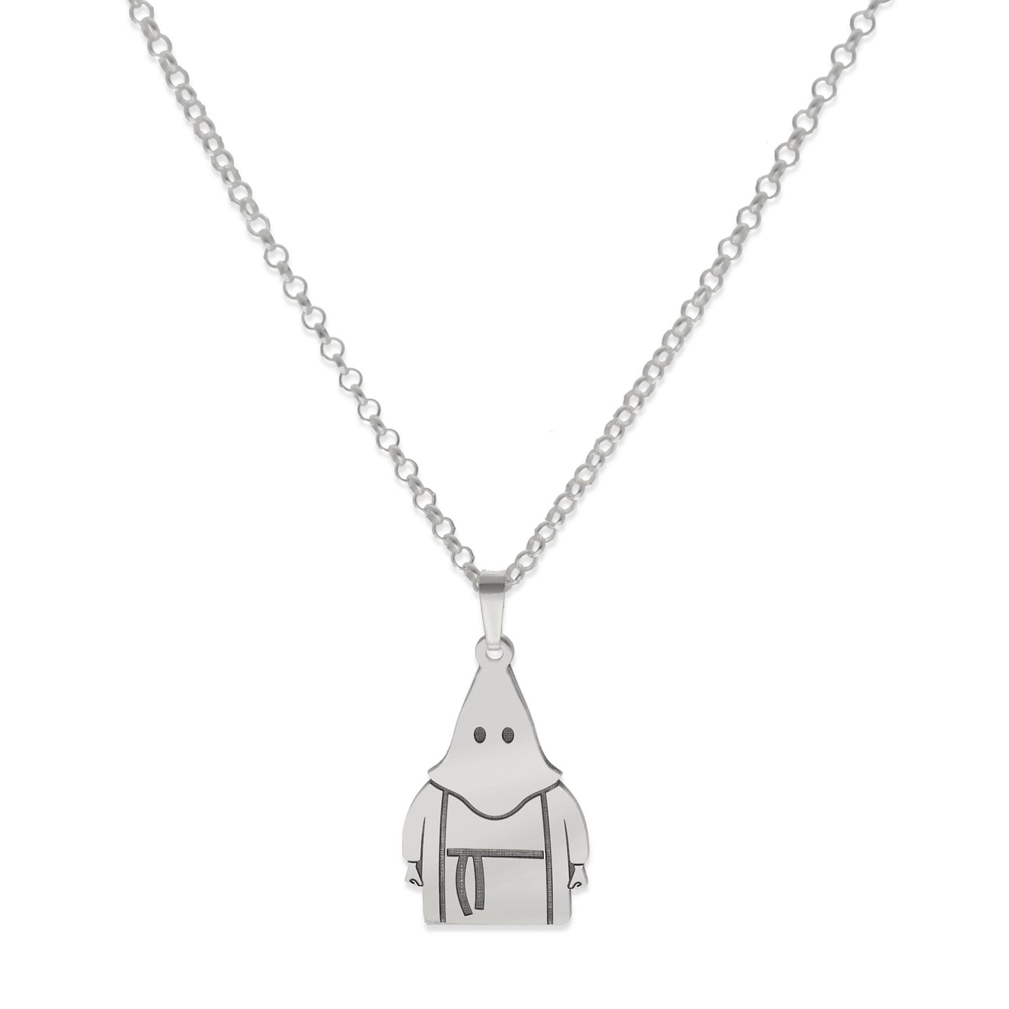 Collar con Colgante de Nazareno en Plata de Ley 925