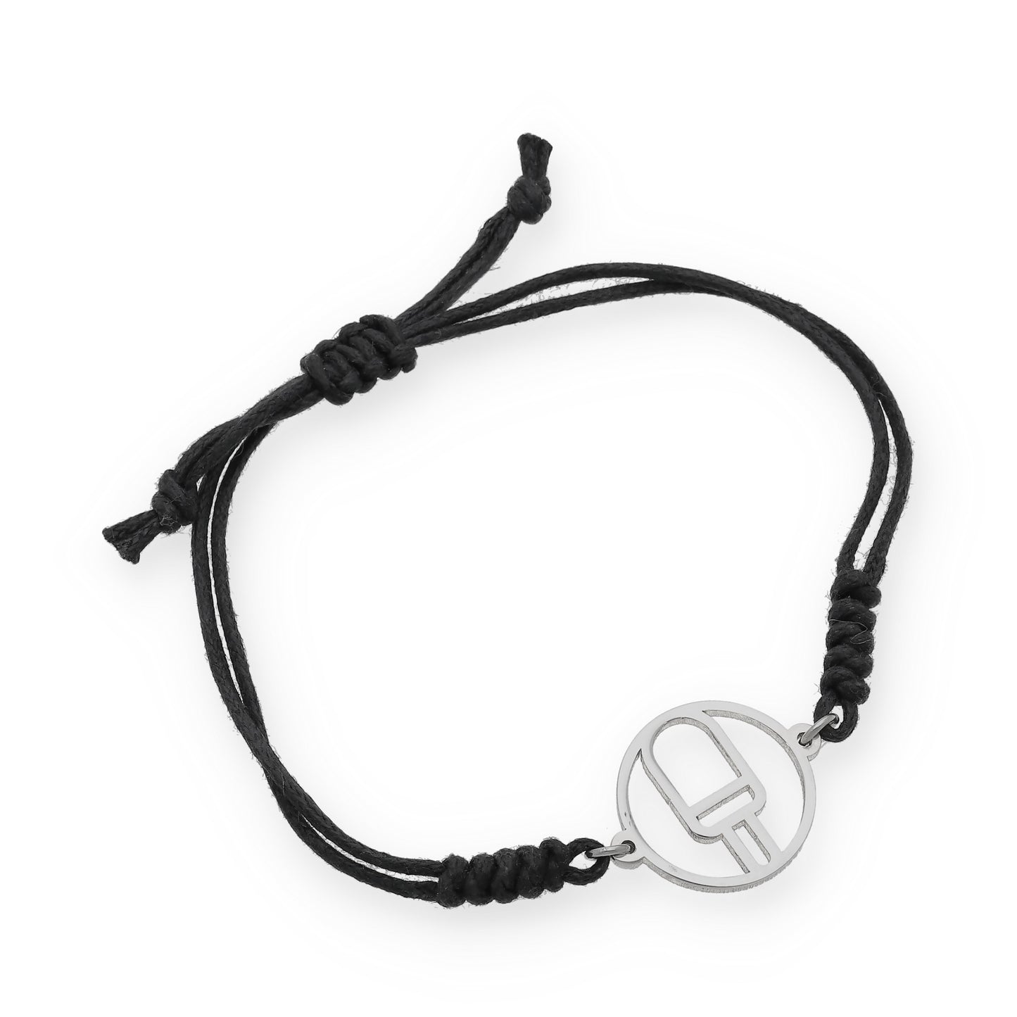 Pulsera Macramé de Helado en Plata de Ley 925