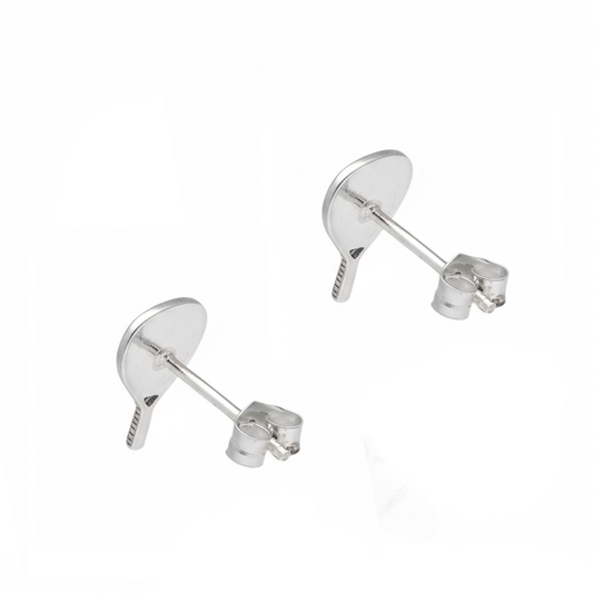Pendientes Pala de Pádel en Plata de Ley 925