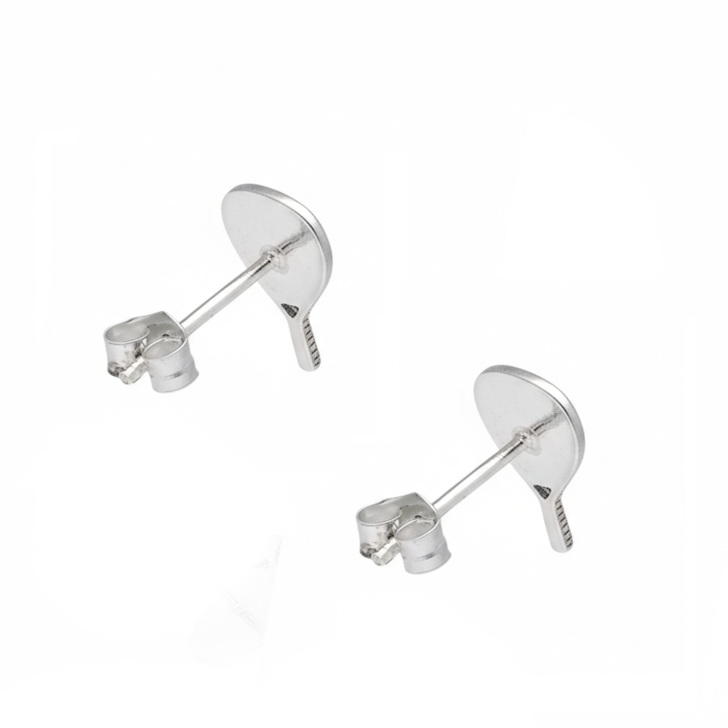 Pendientes Pala de Pádel en Plata de Ley 925