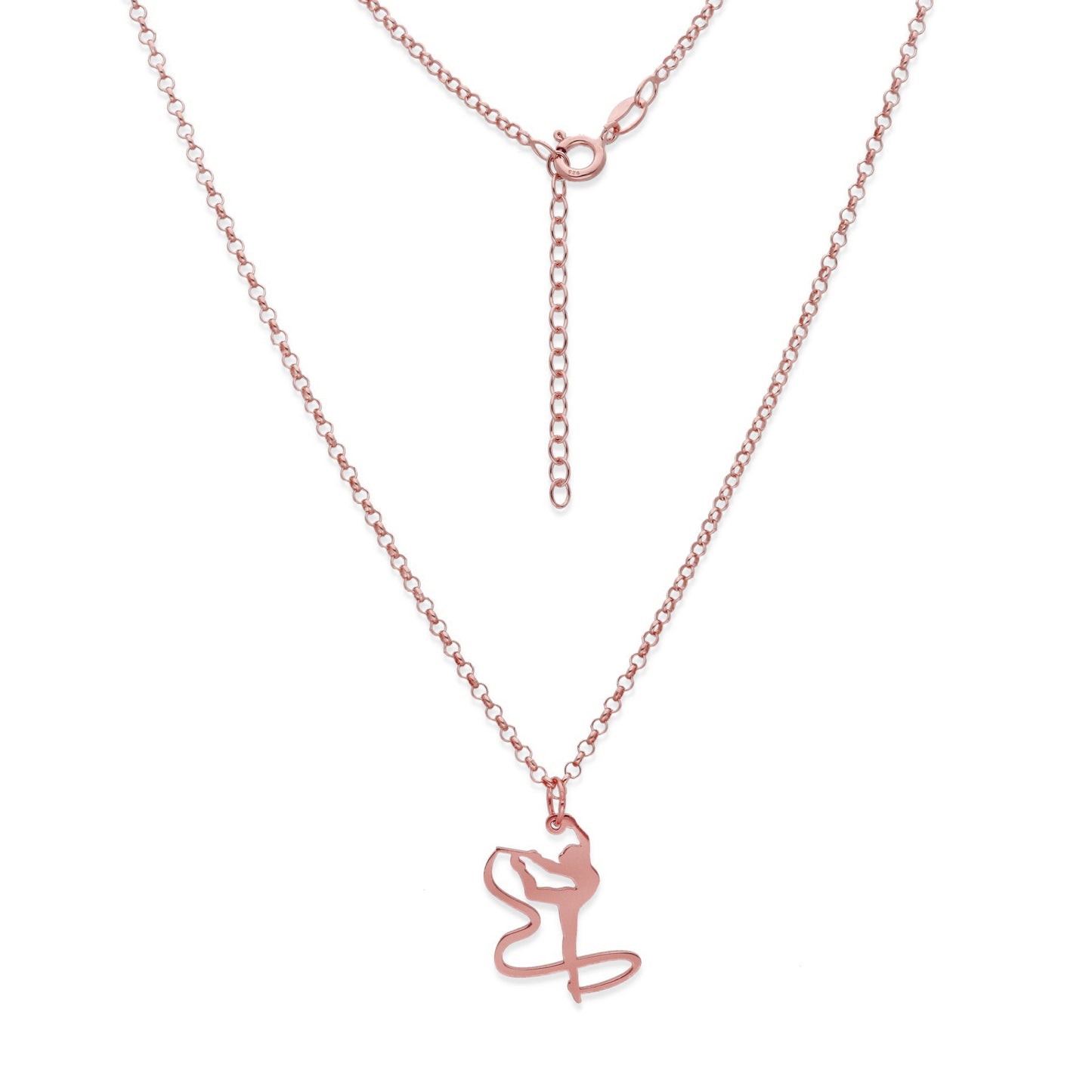 copy of Collar con Colgante de Gimnasia Artística en Plata de Ley 925