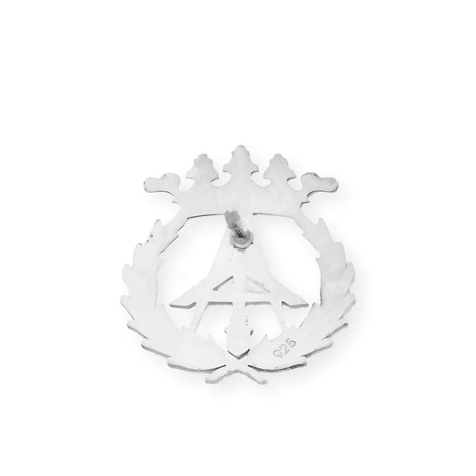 Pin Insignia Profesional de Arquitectura técnica en Plata de Ley 925