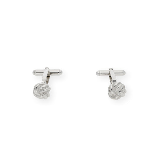 Gemelos de Plata Nudo Cerrado