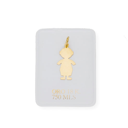 Colgante Inocente Niño en Oro 18k