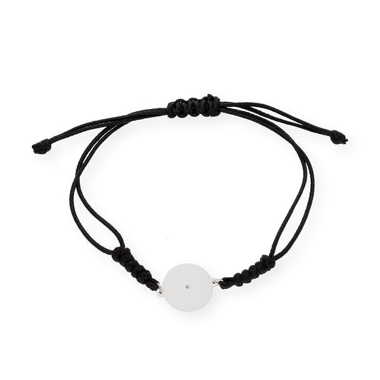 Pulsera Marlene Modelo Trébol en Plata 925 y Esmalte con Diamante